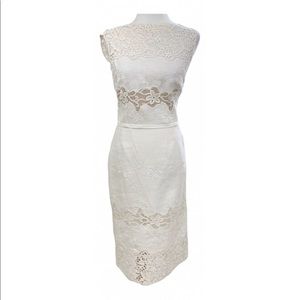 Vintage Dolce and Gabbana Ecru Linen Dress